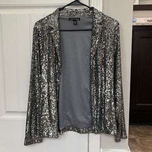 Women’s Silver Sequin Jacket